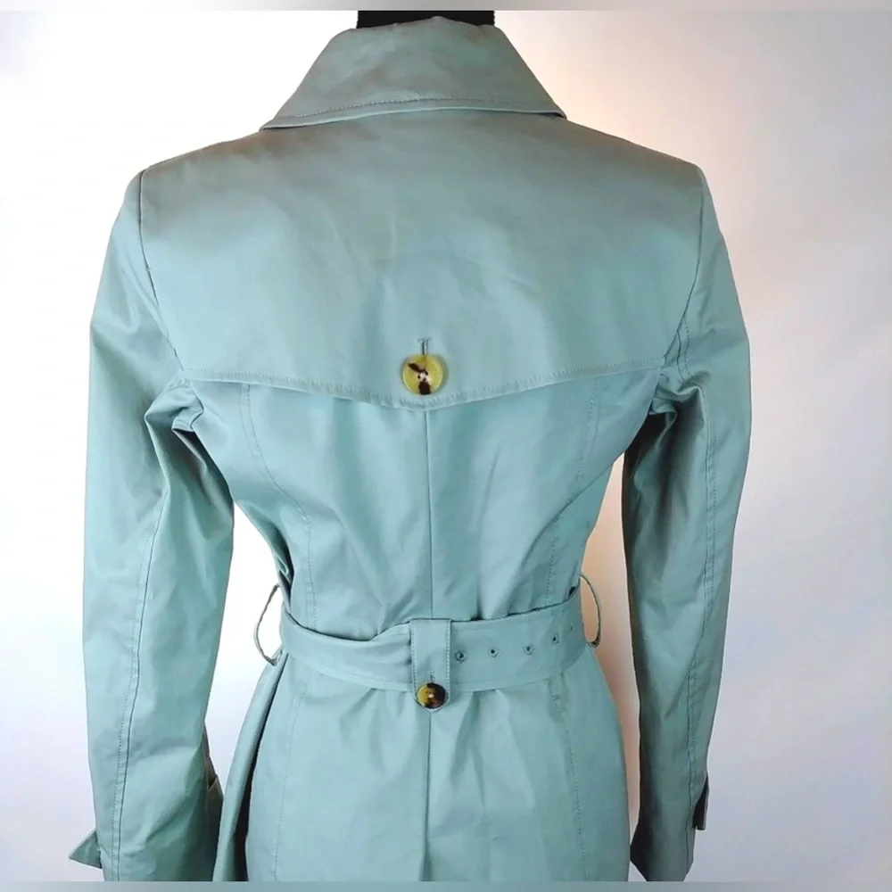 🌸NEW🌺 Brooks Brothers Beautiful Bold Trench Coat,No longer available in stores - Picture 14 of 15